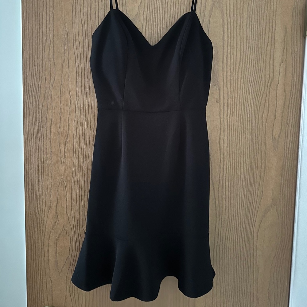 Black mini dress
